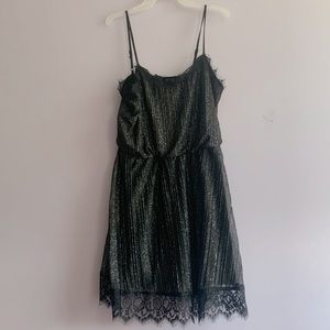 Black sparkle party dress, cute